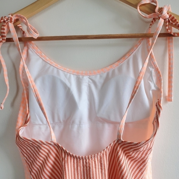 New Aerie Gingham & Striped One Piece Swimsuit Size XS - Picture 9 of 11